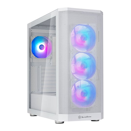 SilverStone FARA 514X Tempered Glass Mid Tower Case White