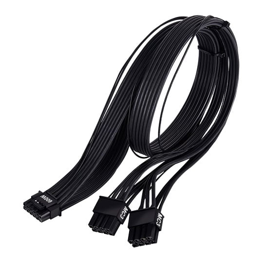 SilverStone 550cm 12+4-pin- to 12+4-pin 12VHPWR 600W Cable : image 2