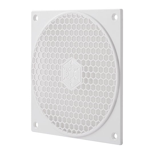 SilverStone 120mm Honeycomb Fan Grille Dust Filter White