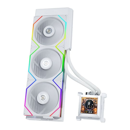 Lian Li Hydroshift LCD 360TL White All-in-One Liquid CPU Cooler