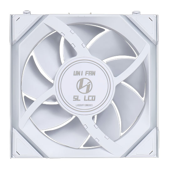 Lian Li UNI FAN SL Wireless LCD 120mm ARGB PWM Fan White : image 3