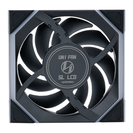 Lian Li UNI FAN SL Wireless Reverse Blade LCD 120mm ARGB PWM Fan Black 3 Pack With Hub : image 3