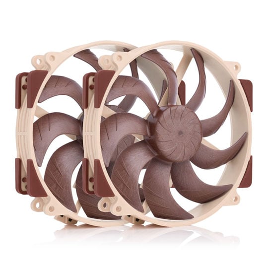 Open Box Noctua NF-A14x25r G2 PWM Sx2 PP 140mm Next Generation Push Pull Fan Set : image 1