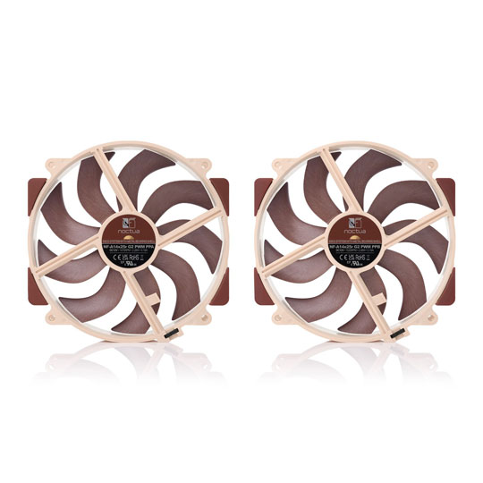 Open Box Noctua NF-A14x25r G2 PWM Sx2 PP 140mm Next Generation Push Pull Fan Set : image 3
