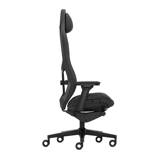 Open Box Fractal Refine Adjustable Gaming Chair Fabric Dark : image 3