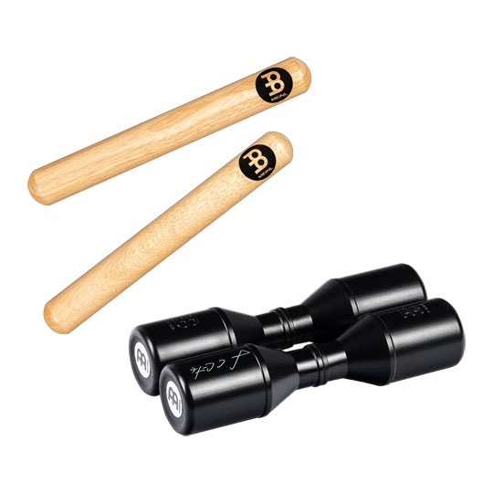 Meinl Bongo & Percussion Pack (HB50, SH4BK, CL1HW, CFJS2S-BK) : image 4