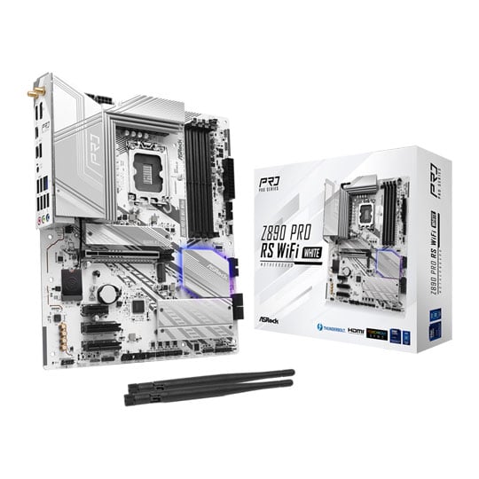 ASRock Z890 PRO RS WIFI WHITE DDR5 PCIe 5.0 ATX Motherboard