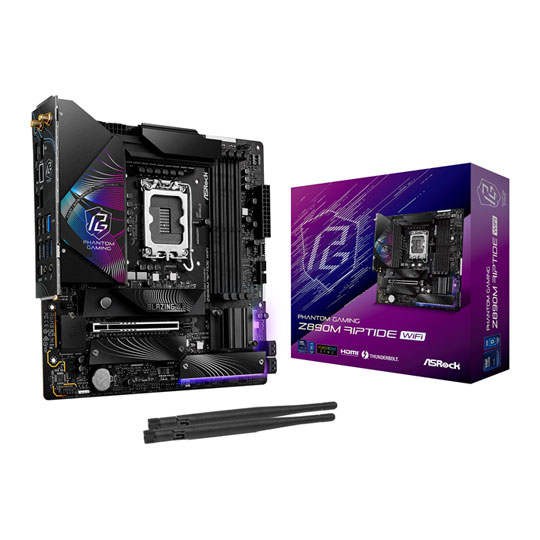 ASRock Z890M RIPTIDE WiFi DDR5 PCIe 5.0 mATX Motherboard