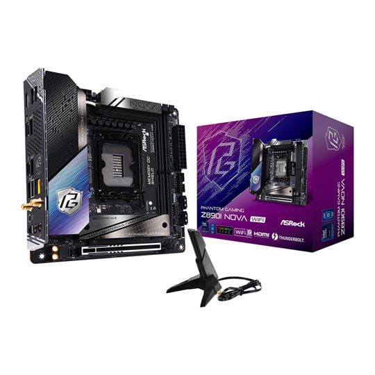 ASRock Z890I NOVA WiFi DDR5 PCIe 5.0 mITX Motherboard