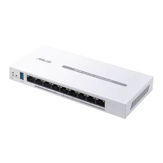 ASUS ExpertWiFi EBG19P 8 Port Gigabit PoE+ Wired Router Switch 123W : image 3