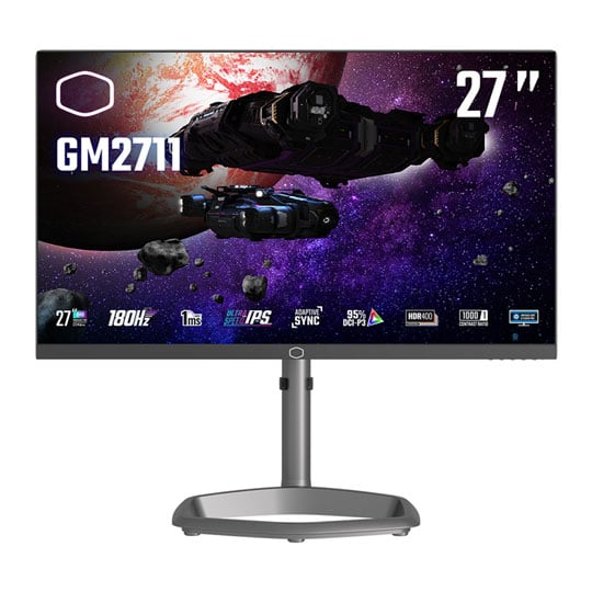 Cooler Master 27" QHD 180Hz Adaptive Sync IPS Gaming Monitor
