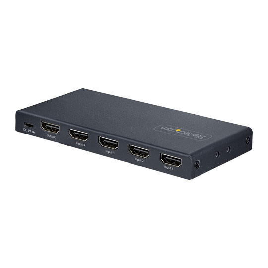 StarTech 4-Port Flexible HDMI Switcher with Automatic Features