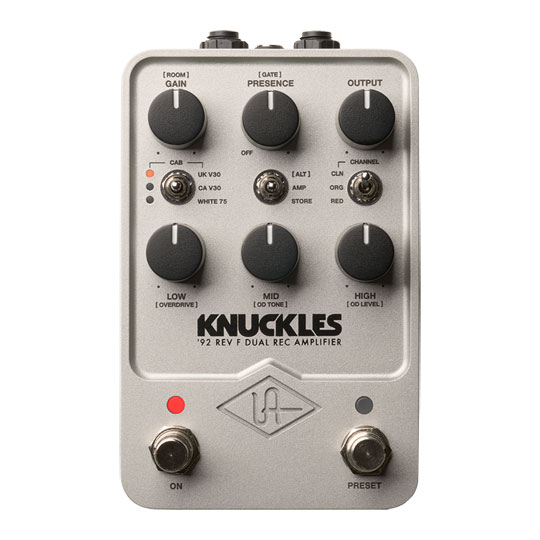 Universal Audio UAFX Knuckles '92 Dual Rec Amplifier Pedal