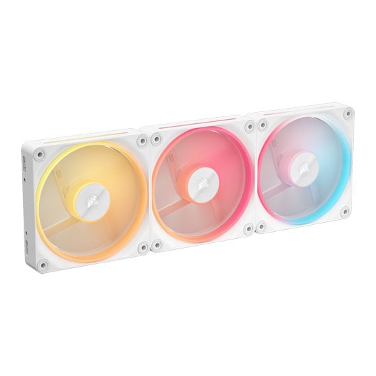 CORSAIR iCUE LINK LX120-R RGB 120mm PWM Reverse Fans Starter Kit - White : image 4