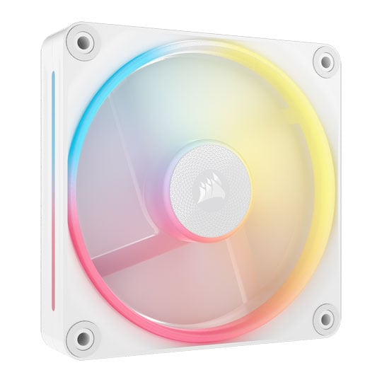 CORSAIR iCUE LINK LX120-R RGB 120mm PWM Reverse Single 120mm Fan Expansion Kit - White : image 3