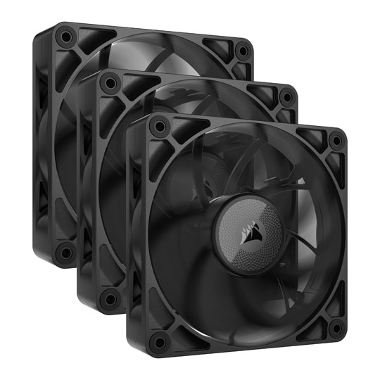 Corsair iCUE LINK RX120 MAX Black 120mm PWM Thick Fan Starter Kit 3 Pack