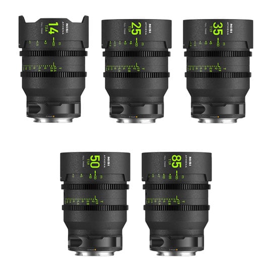 NiSi Athena Prime Lens Set (Sony E Mount)