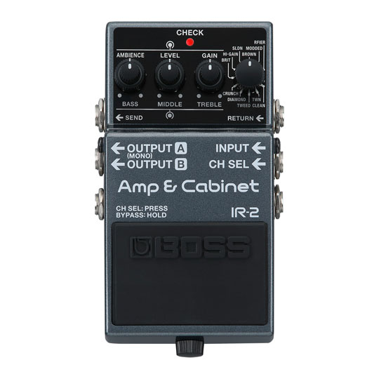 (Open Box) Boss - IR-2 - Amp Modeller and Cabinet Impulse Response, Compact Pedal