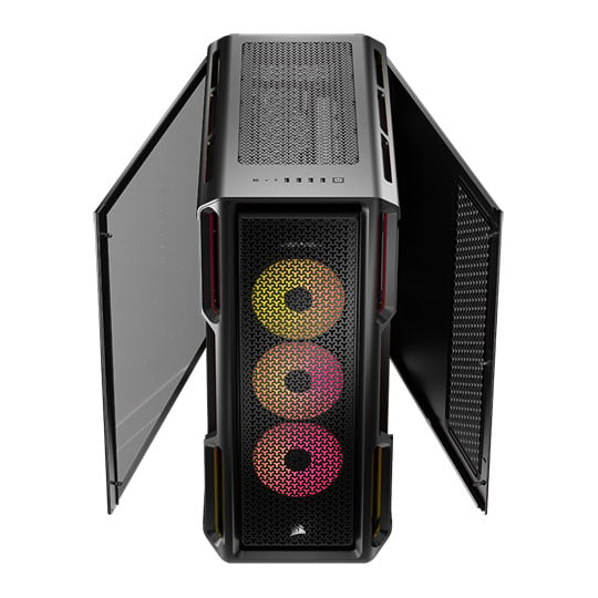 CORSAIR iCUE LINK 5000T LX Black Tempered Glass ARGB Mid-Tower ATX PC Case : image 3