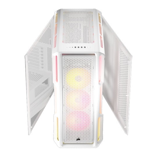 CORSAIR iCUE LINK 5000T LX White Tempered Glass ARGB Mid-Tower ATX PC Case : image 3