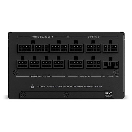 NZXT C Series 850W Black 80+ Gold PCIe 5.1 Power Supply/PSU ATX3.1 : image 4