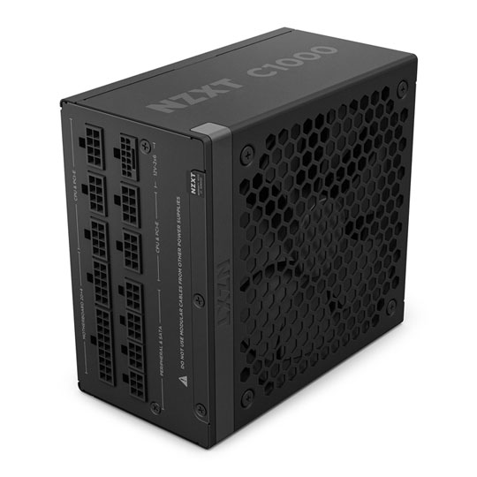NZXT C Series 1000W Black 80+ Gold PCIE 5.1 Power Supply/PSU ATX3.1