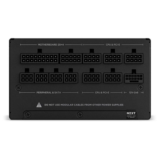 NZXT C Series 1200W Black 80+ Gold PCIE 5.1 Power Supply/PSU ATX3.1 : image 4