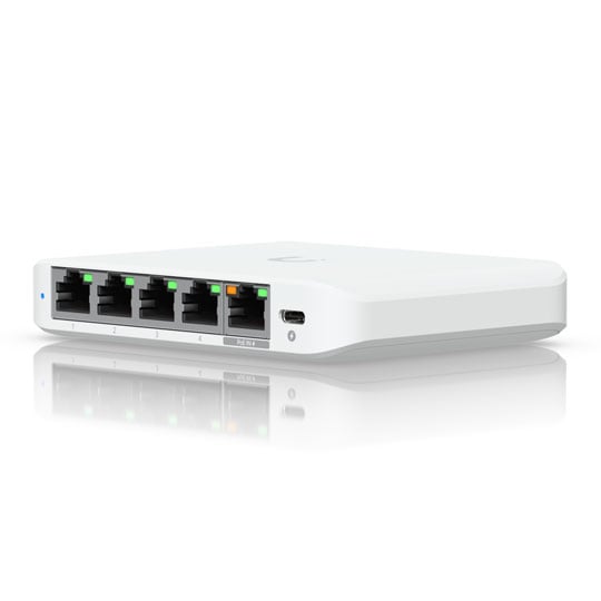 Ubiquiti UniFi Flex Mini 2.5G 5-Port Layer 2 Managed Desktop Switch