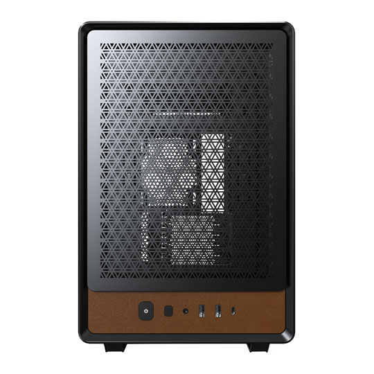 Montech Heritage Black Tempered Glass/Leather microATX Case : image 3