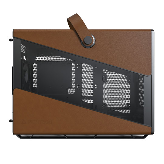 Montech Heritage Pro Black Tempered Glass/Leather MicroATX Case : image 2