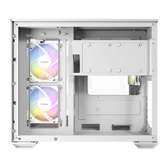 Antec CX600M Trio ARGB Mini Tower microATX Tempered Glass White PC Gaming Case