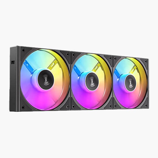 Antec Connect C120R Reverse ARGB PWM Case Fan Black 3PK
