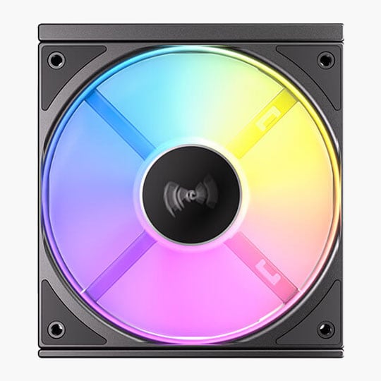 Antec Connect C120R Reverse ARGB PWM Case Fan Black 3PK