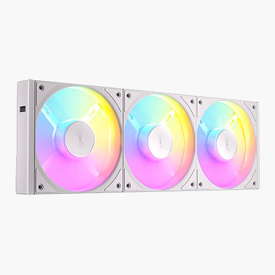 Antec Connect C120R Reverse ARGB PWM Case Fan White 3PK