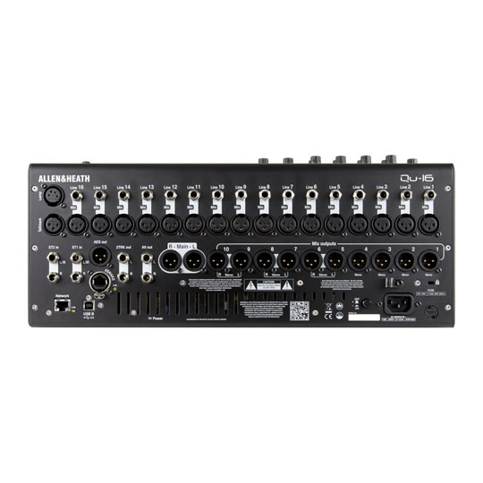Allen & Heath - Qu-16, Digital Mixer,+ AH AB168 + 30m Reel + Cover : image 4