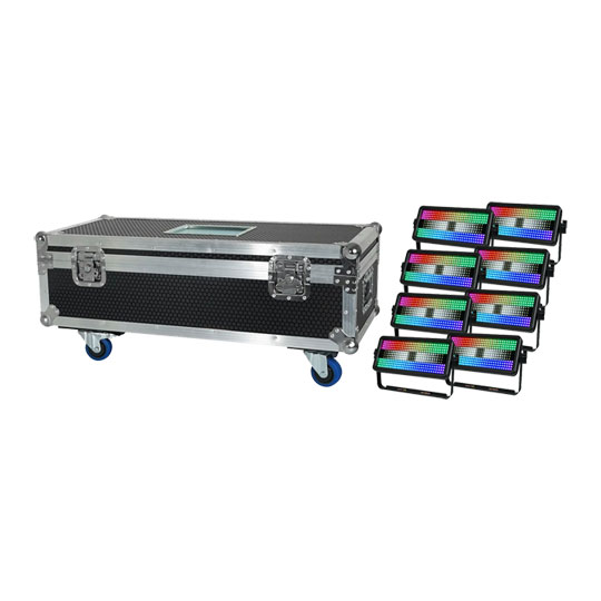 Equinox Blitzer Impact 384 Strobe x8 with Flight Case : image 1