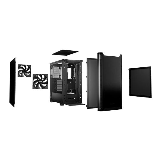 be quiet! Pure Base 501 Black Mid Tower PC Gaming Case : image 3