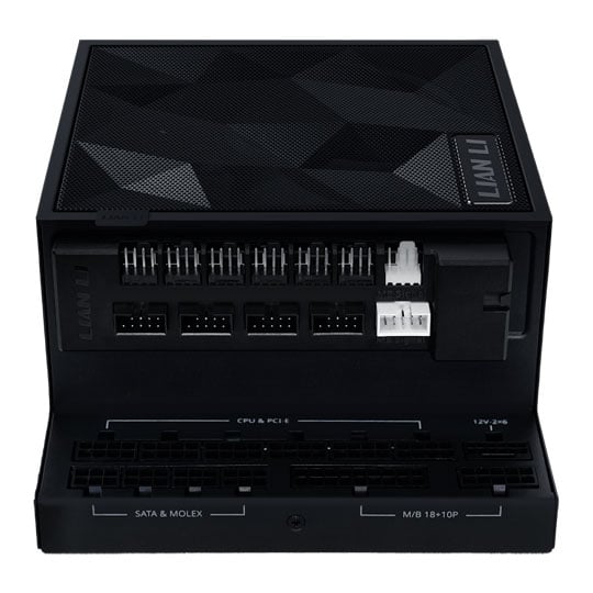 Lian Li EDGE GOLD 1000 Watt PCIE 5.1 Fully Modular 80+ Gold PSU with USB & Fan Hub - Black : image 2