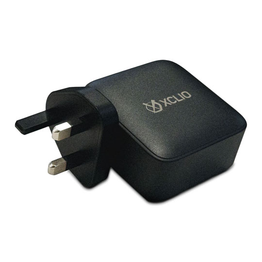 Xclio Premium 140W USB-C/A Compact 4-port GaN III Charger 3C1A UK Wall Plug : image 2