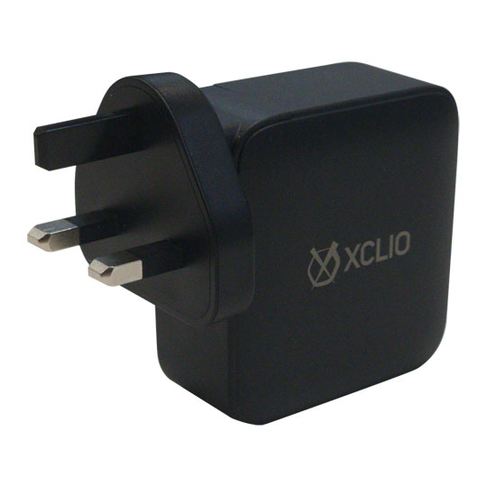 Xclio Premium 140W USB-C/A Compact 4-port GaN III Charger 3C1A UK Wall Plug : image 3