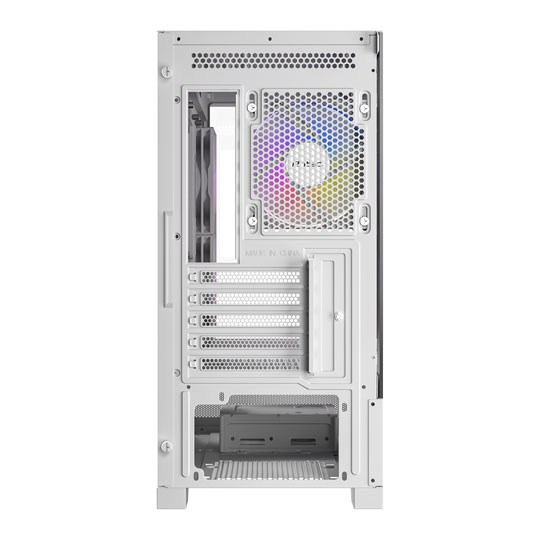 Antec CX500M RGB MicroATX Tempered Glass White PC Gaming Case : image 4