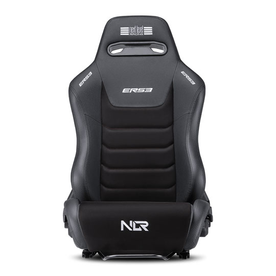 Next Level Racing ERS3 Elite Leather and Suede Edition Reclining Seat Black