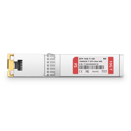 FS NVIDIA/Mellanox MFM1T02A-T-I 10GBASE-T SFP+ Copper RJ-45 30m Transceiver Module : image 2