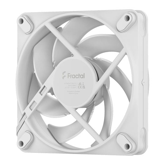Fractal Design Momentum 12 120mm 4-pin PWM Cooling Fan White : image 4