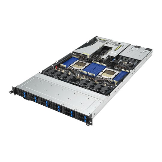 ASUS RS700A-E12-RS12U Dual AMD EPYC 9004 Series SP5 1U 12 Bay OCP Barebone Server