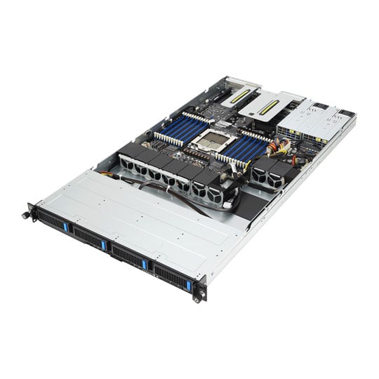 ASUS RS501A-E12-RS4 AMD EPYC 9005 Series SP5 1U 4 Bay OCP Barebone Server