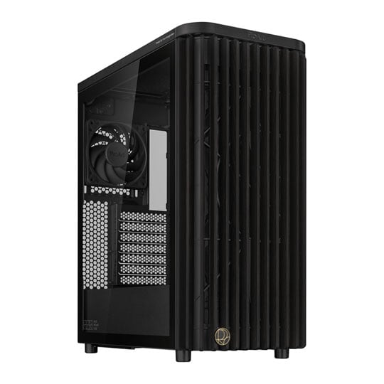ASUS ProArt PA401 Wood Edition Black Tempered Glass Mid Tower PC Case
