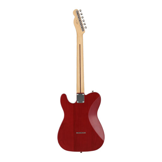 Fender MIJ Hybrid II Tele Flame Sunset Orange Transparent