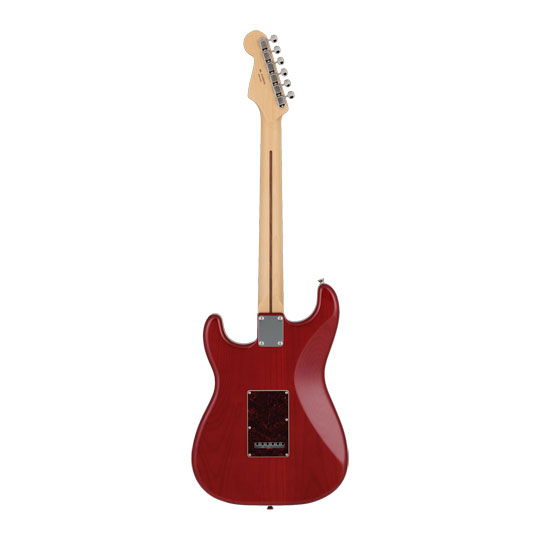 Fender MIJ Hybrid II Strat Flame Sunset Orange Transparent