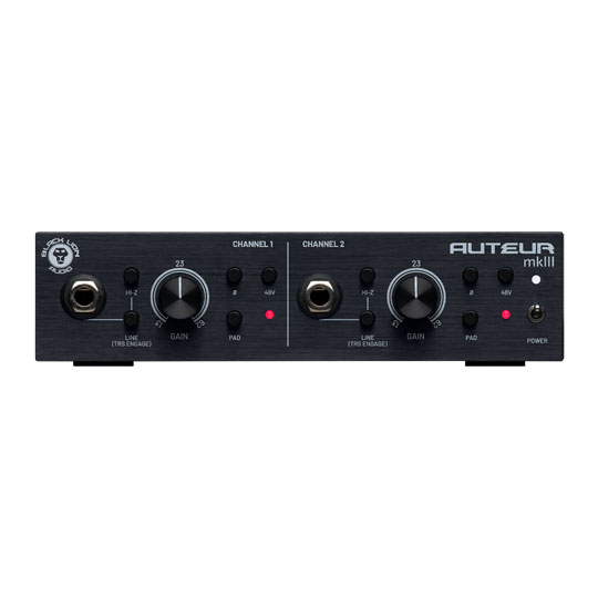Black Lion Audio Auteur MKIII 2-Channel Microphone Preamplifier : image 3